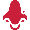 Logo arborant un design audacieux en rouge et noir, symbolisant la force et l'énergie.